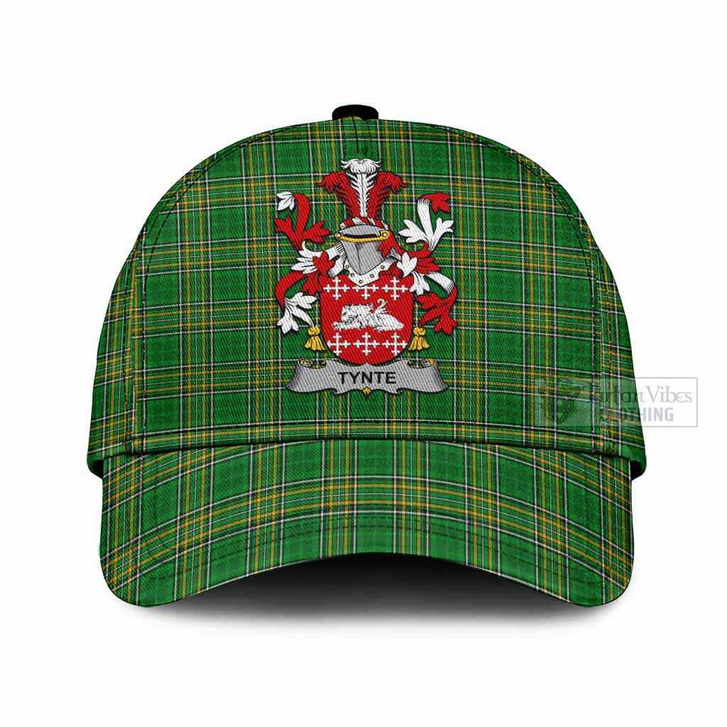 Tartan Vibes Clothing Tynte Irish Clan Tartan Classic Cap with Coat of Arms