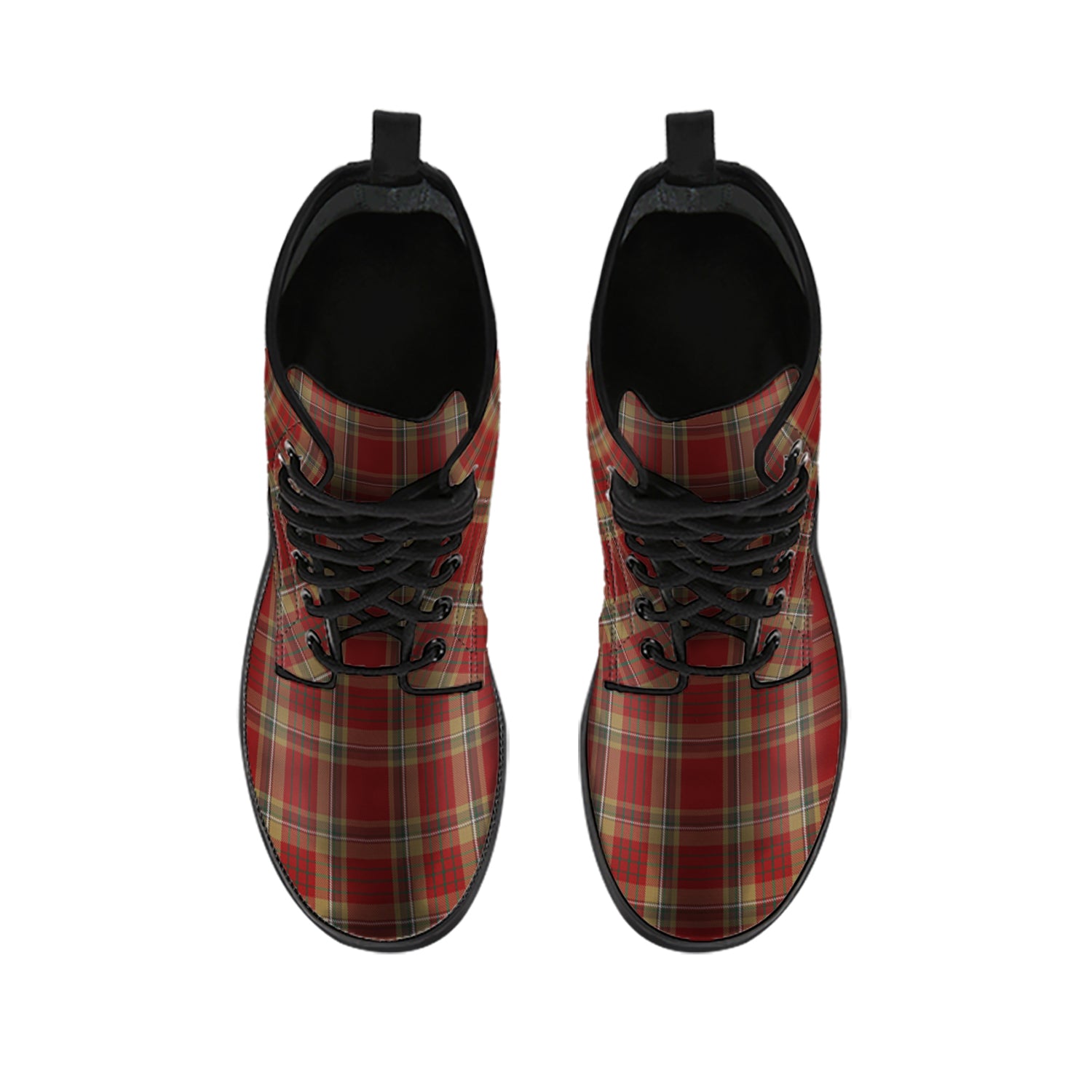 Tyrone County Ireland Tartan Leather Boots - Tartan Vibes Clothing