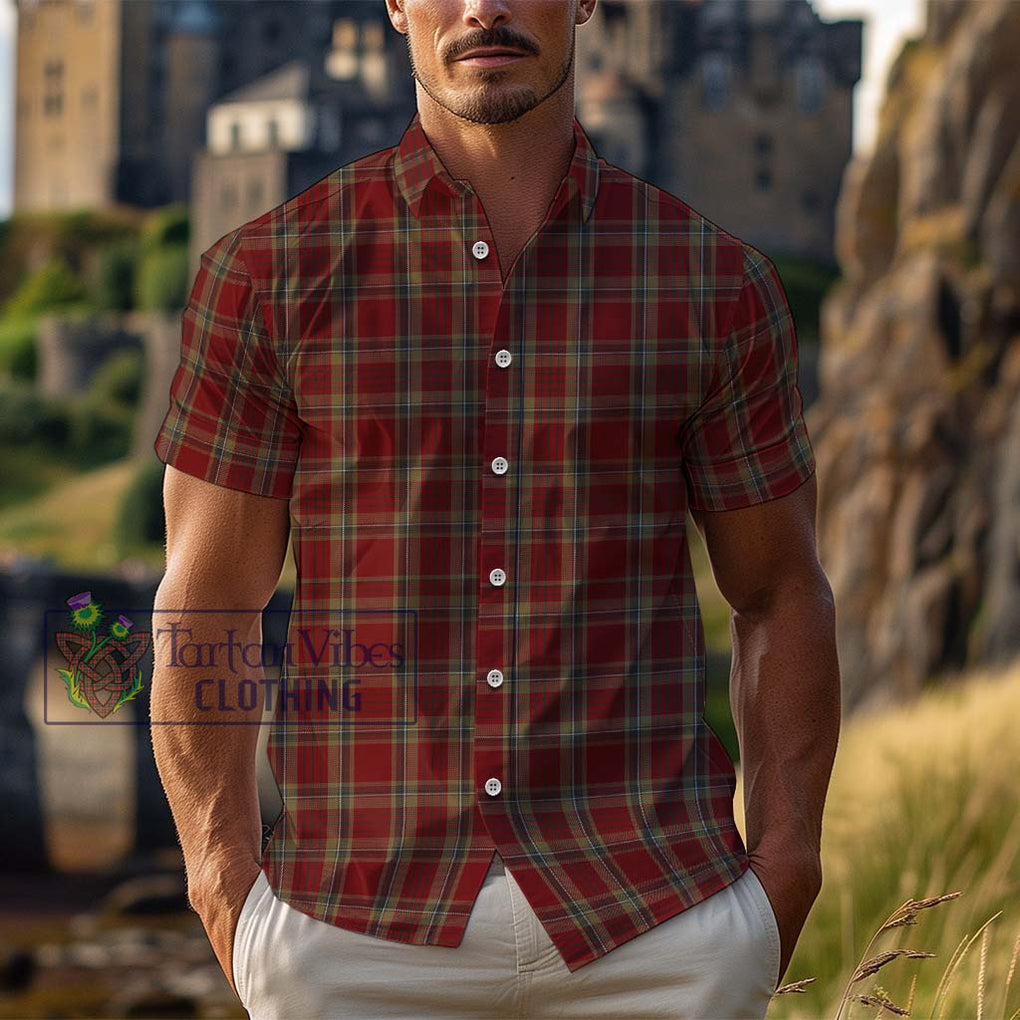 Tyrone County Ireland Tartan Cotton Hawaiian Shirt Adult - Tartanvibesclothing Shop