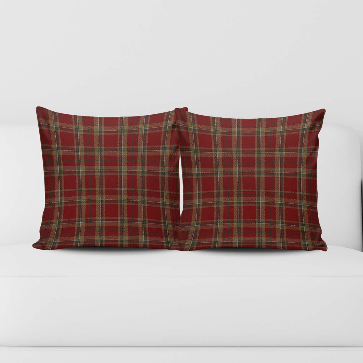 Tyrone County Ireland Tartan Pillow Cover Square Pillow Cover - Tartanvibesclothing