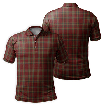 Tyrone County Ireland Tartan Mens Polo Shirt