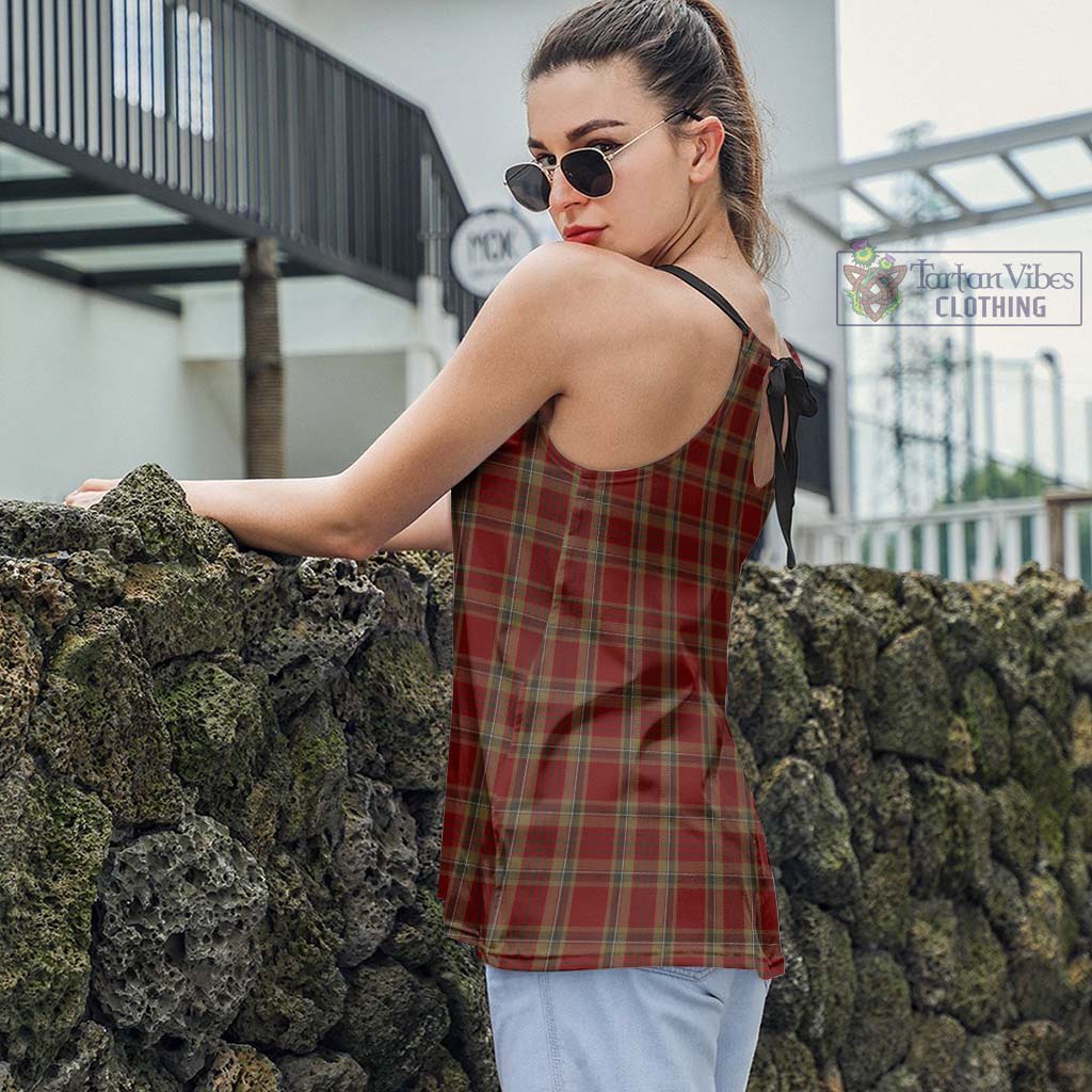 Tartan Vibes Clothing Tyrone County Ireland Tartan Loose Halter Neck Camisole