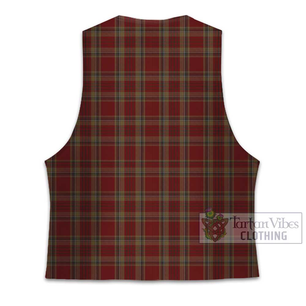 Tartan Vibes Clothing Tyrone County Ireland Tartan Men's Sleeveless Suit Vest