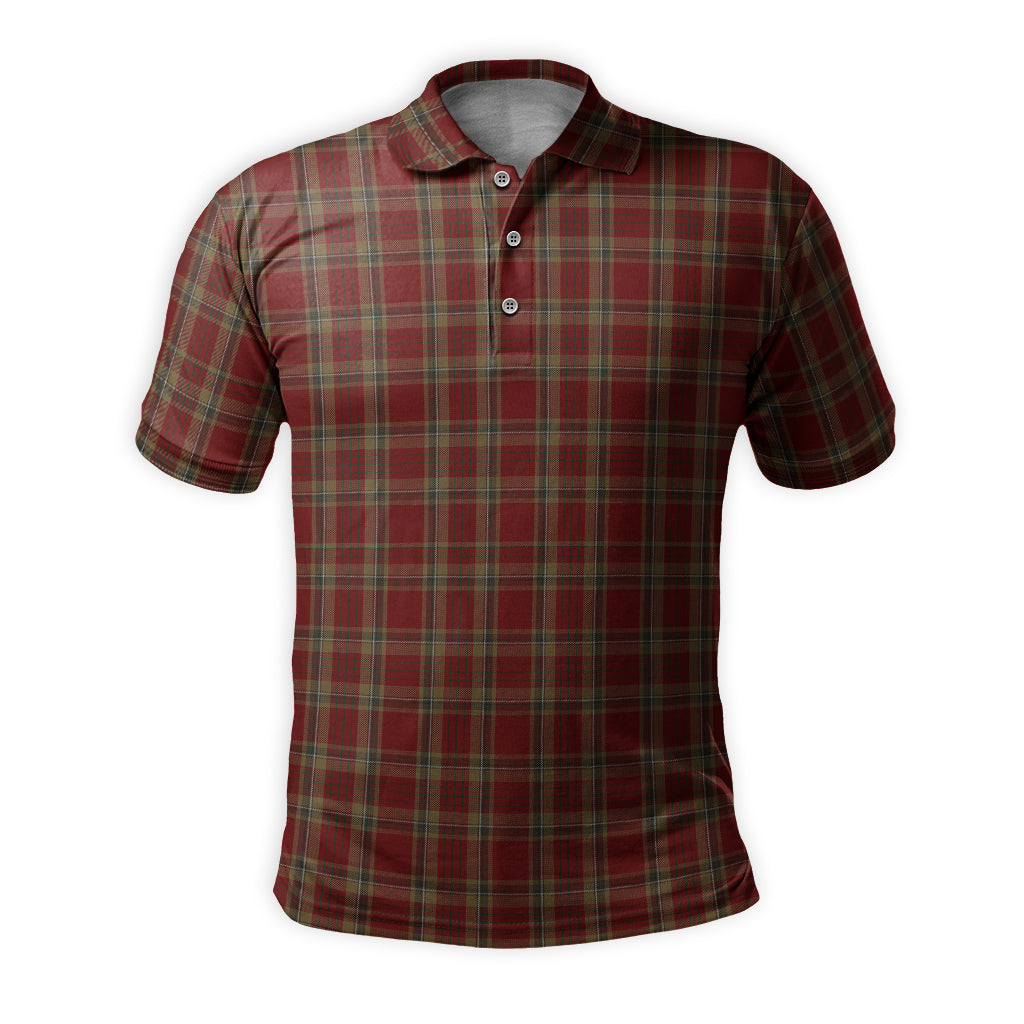 Tyrone County Ireland Tartan Mens Polo Shirt