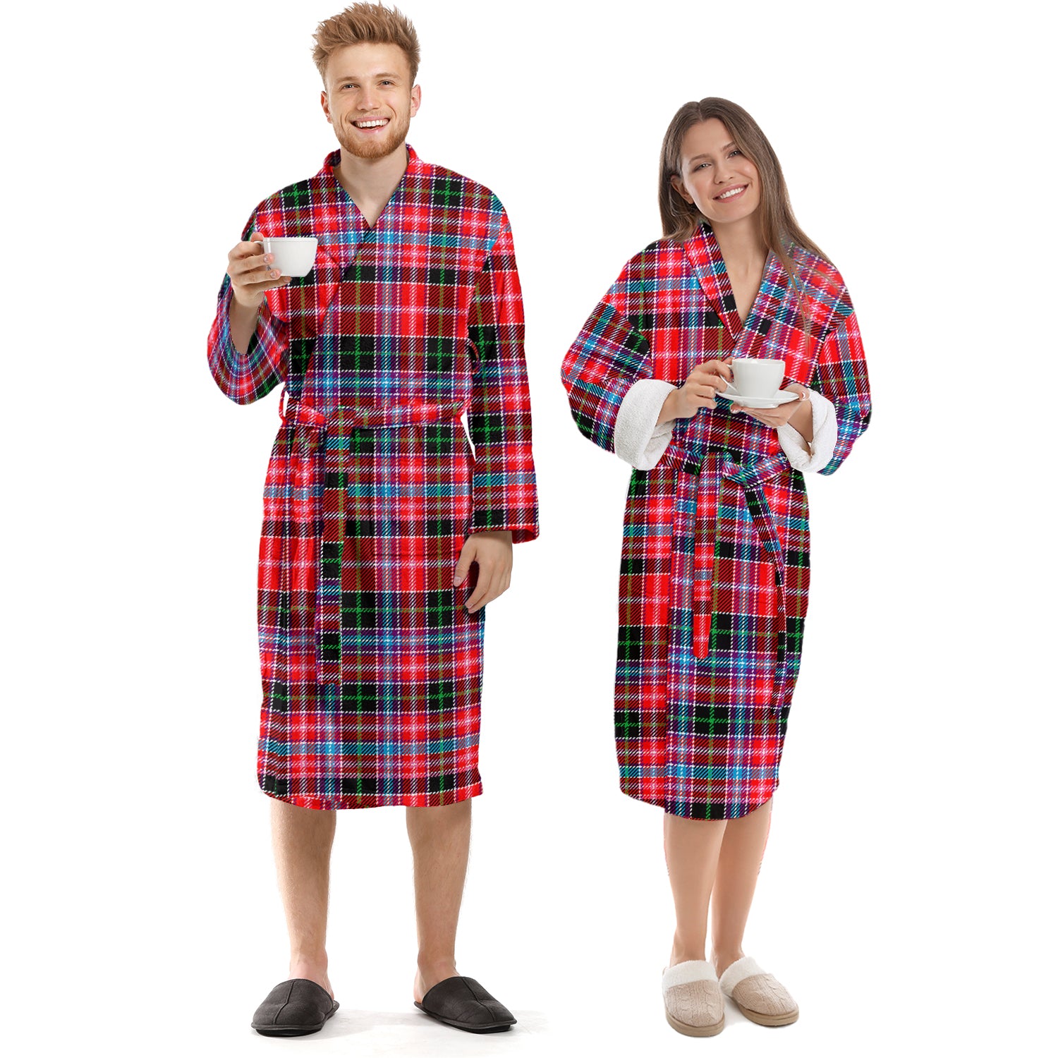 Udny Tartan Bathrobe Unisex S - Tartan Vibes Clothing