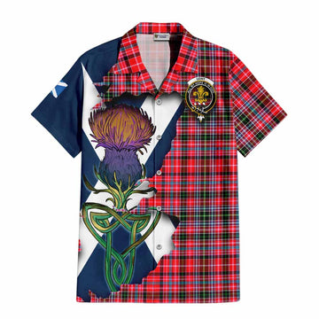 Udny Tartan Family Crest Hawaiian Shirt Scottish Thistle Celtic Inspired Kid - Tartan Vibes Clothing