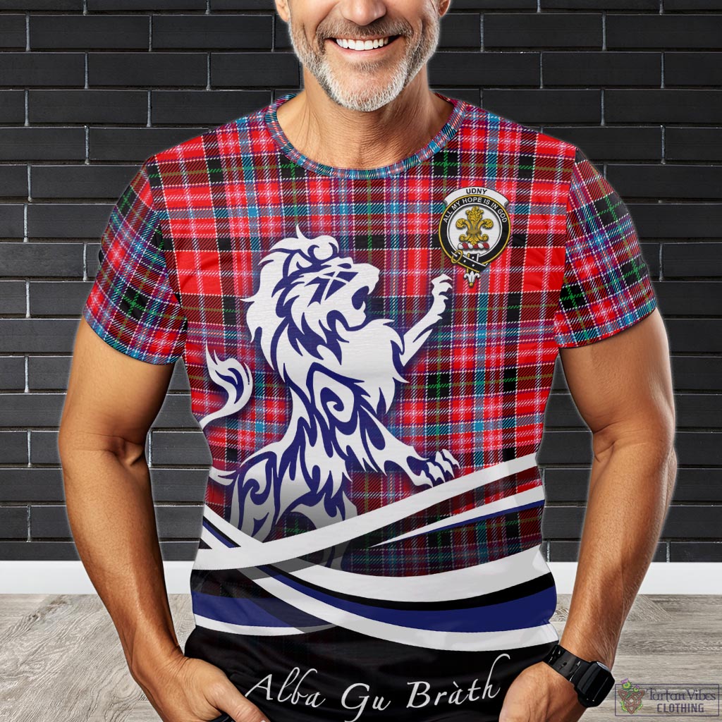 udny-tartan-t-shirt-with-alba-gu-brath-regal-lion-emblem