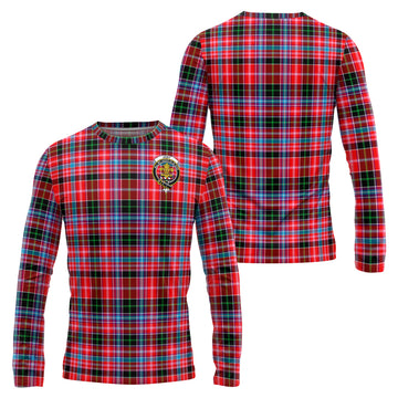 Udny Tartan Long Sleeve T-Shirt with Family Crest