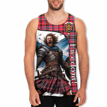 Udny Crest Tartan Men's Tank Top Inspired by the Freedom of Scottish Warrior