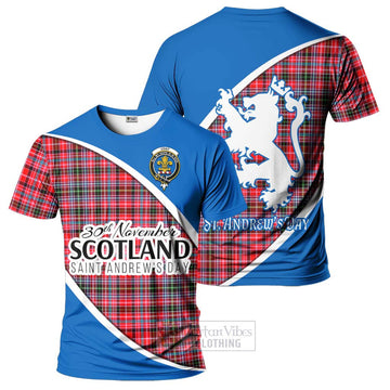 Udny Family Crest Tartan T-Shirt Celebrate Saint Andrew's Day in Style