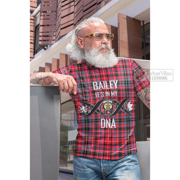 Udny Tartan Cotton T-shirt with Family Crest DNA In Me Style