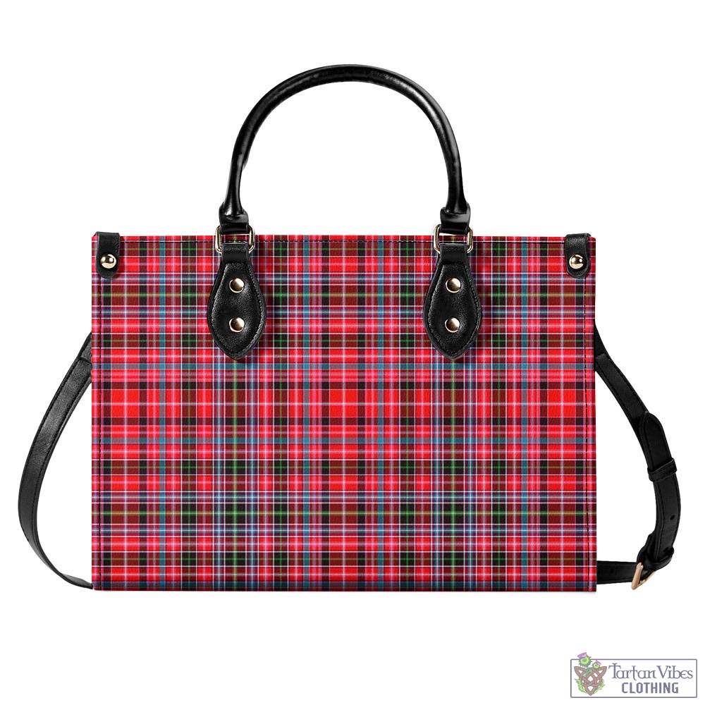 Udny Tartan Luxury Leather Handbags L - Tartan Vibes Clothing