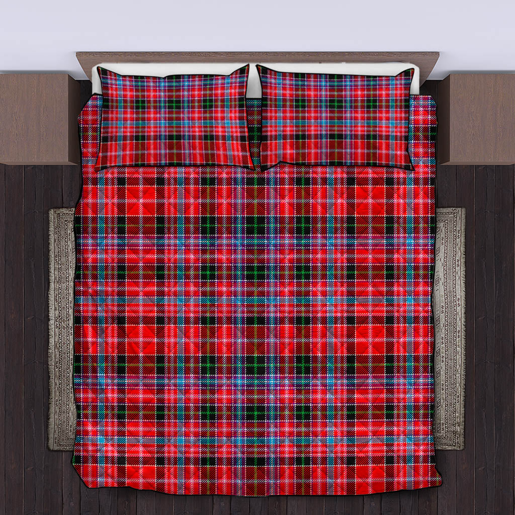 Udny Tartan Quilt Bed Set King - Tartan Vibes Clothing