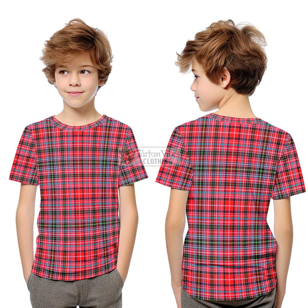 Udny Tartan Kid T-Shirt Youth XL Size14 - Tartanvibesclothing Shop