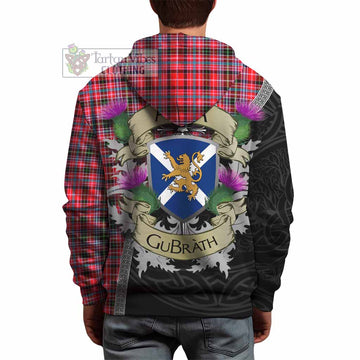 Udny Tartan Family Crest Hoodie Lion Rampant Royal Thistle Shield Celtic Inspired - Tartan Vibes Clothing