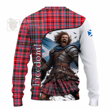 Udny Crest Tartan Knitted Sweater Inspired by the Freedom of Scottish Warrior - Tartan Vibes Clothing