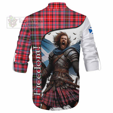 Udny Crest Tartan Ghillie Kilt Shirt Inspired by the Freedom of Scottish Warrior - Tartan Vibes Clothing