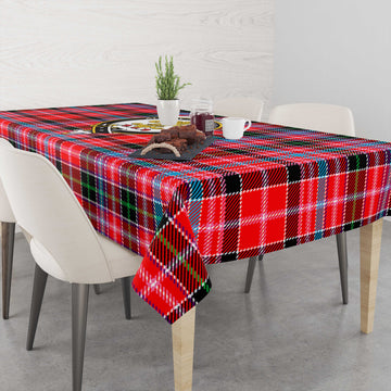 Udny Tartan Tablecloth with Family Crest