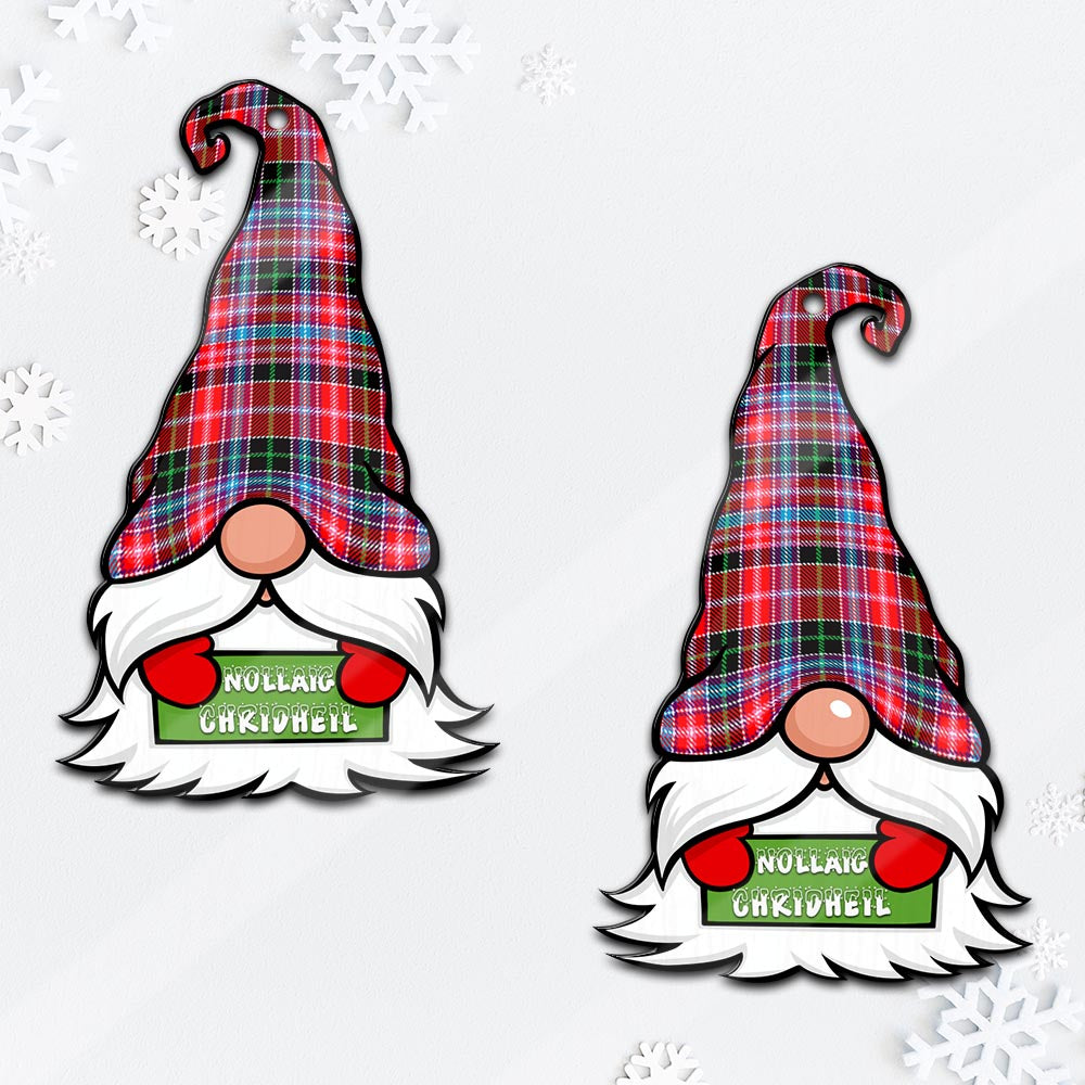 Udny Gnome Christmas Ornament with His Tartan Christmas Hat - Tartan Vibes Clothing