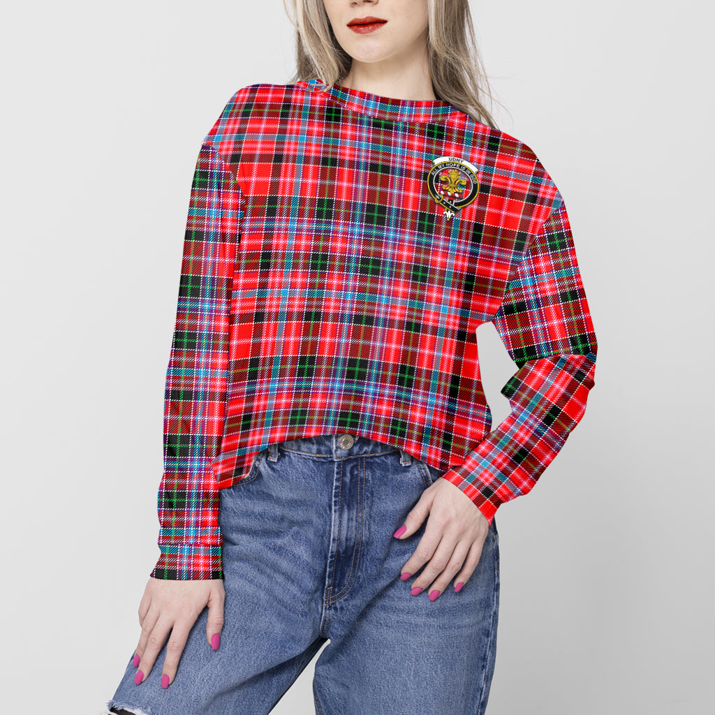 Udny Tartan Sweatshirt with Family Crest - Tartan Vibes Clothing