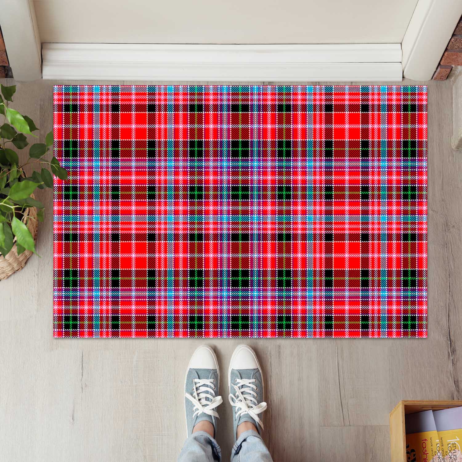 Udny Tartan Door Mat - Tartanvibesclothing Shop