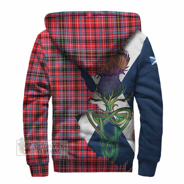 Udny Tartan Family Crest Sherpa Hoodie Scottish Thistle Celtic Inspired - Tartan Vibes Clothing