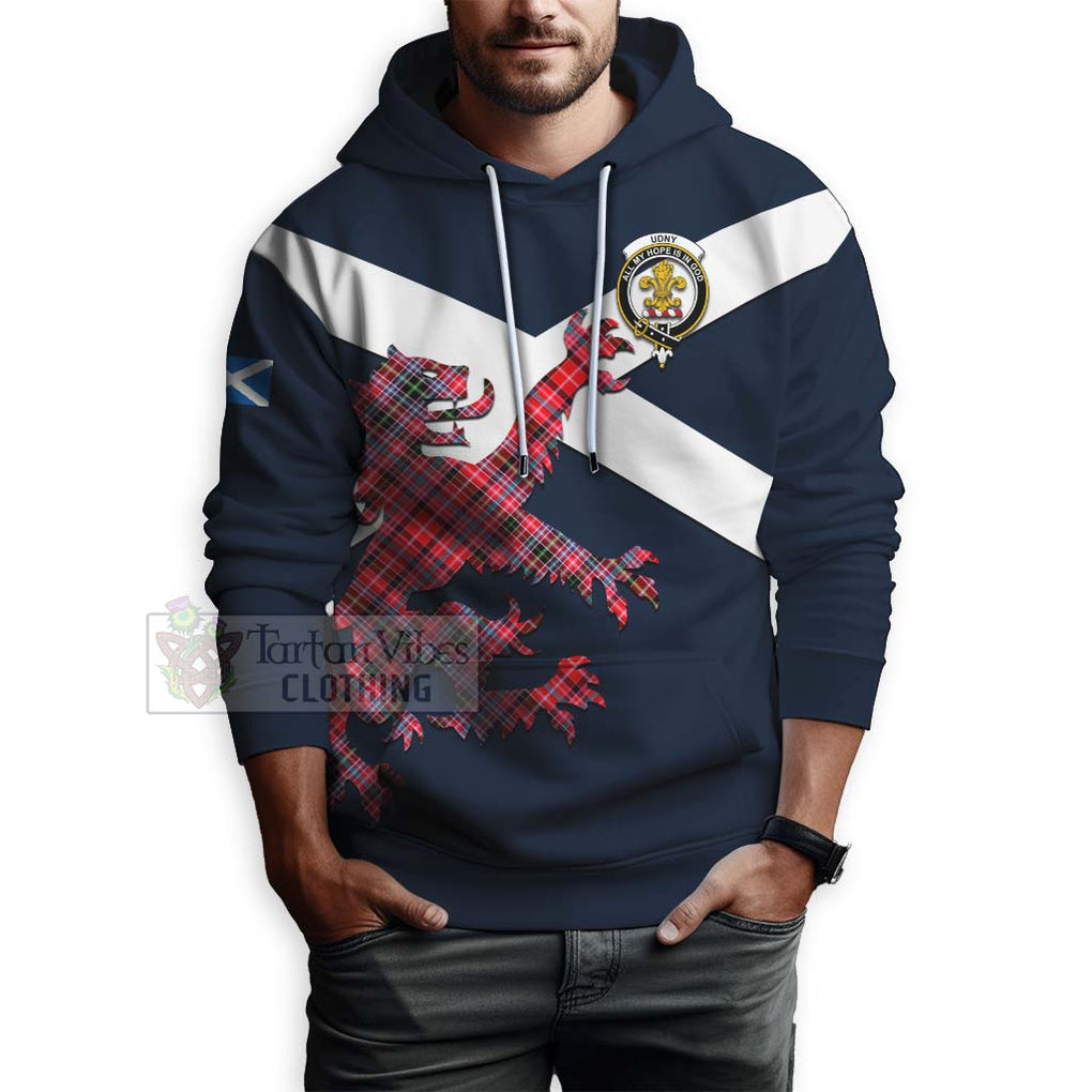 Tartan Vibes Clothing Udny Tartan Lion Rampant Hoodie – Proudly Display Your Heritage with Alba Gu Brath and Clan Name