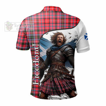 Udny Crest Tartan Polo Shirt Inspired by the Freedom of Scottish Warrior