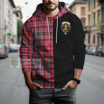 Udny Tartan Hoodie with Family Crest and Half Of Me Style