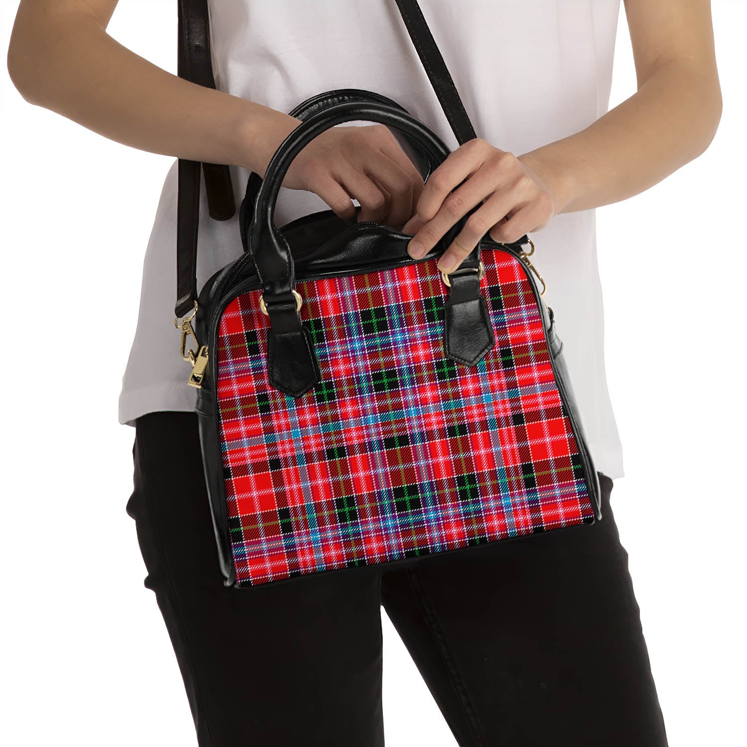 Udny Tartan Shoulder Handbags - Tartanvibesclothing