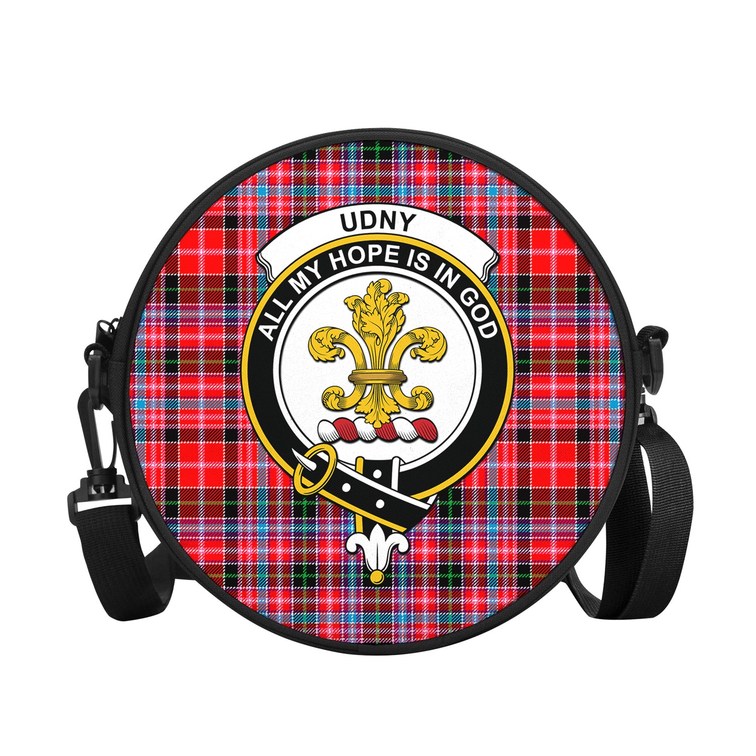 udny-tartan-round-satchel-bags-with-family-crest