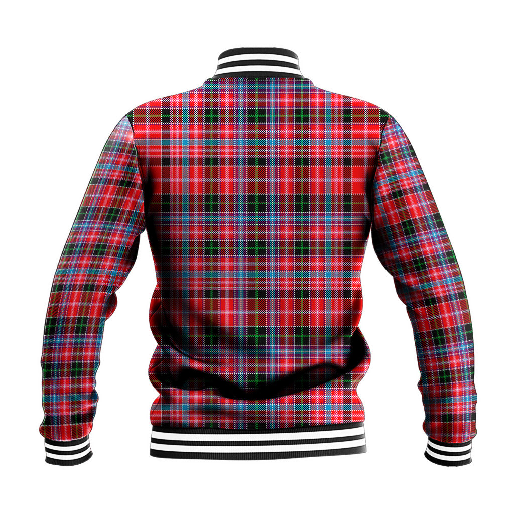 Udny Tartan Baseball Jacket with Family Crest - Tartan Vibes Clothing