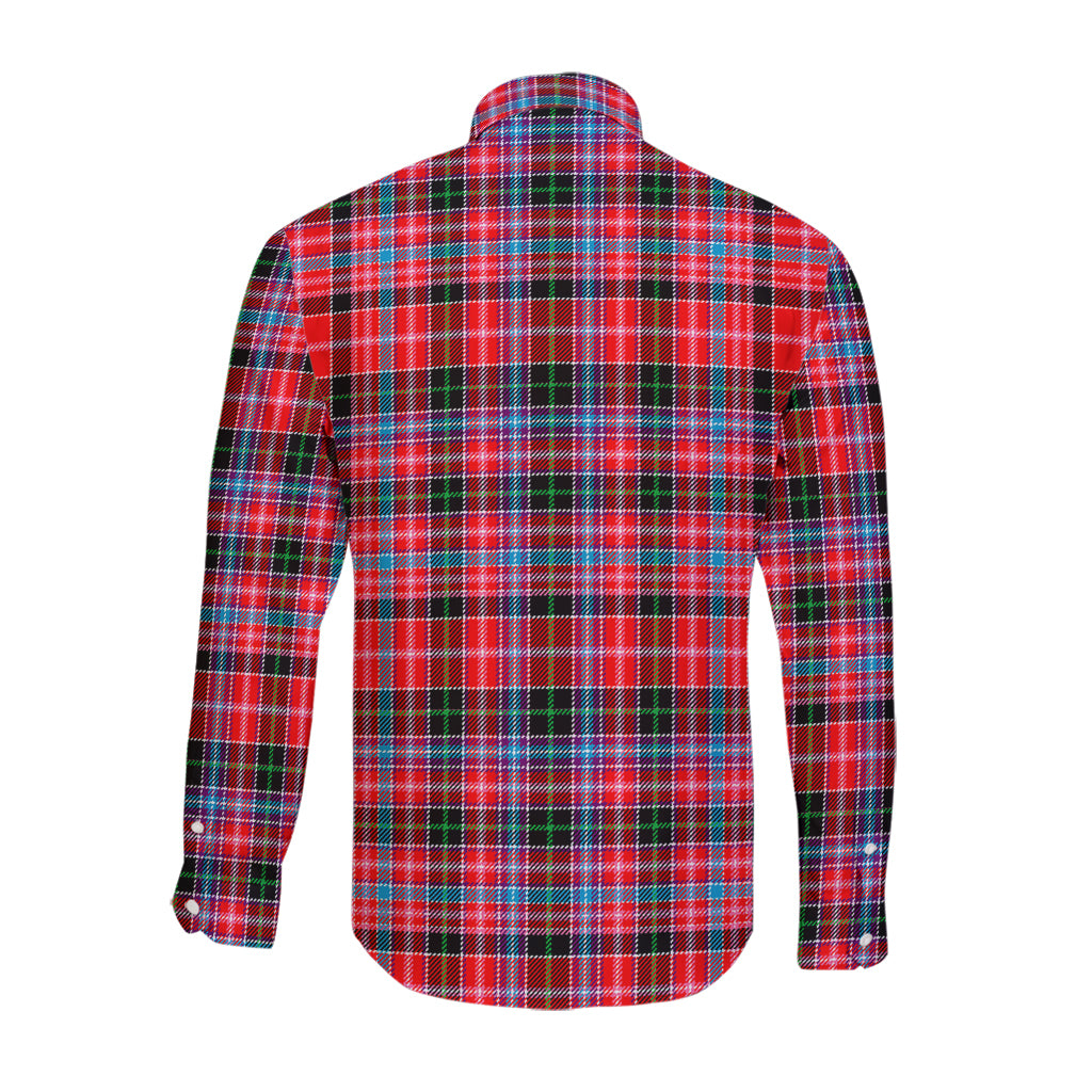 udny-tartan-long-sleeve-button-up-shirt-with-family-crest