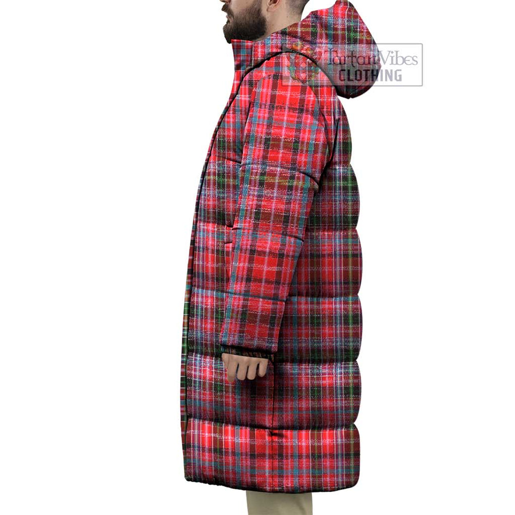 Tartan Vibes Clothing Udny Tartan Long Down Jacket