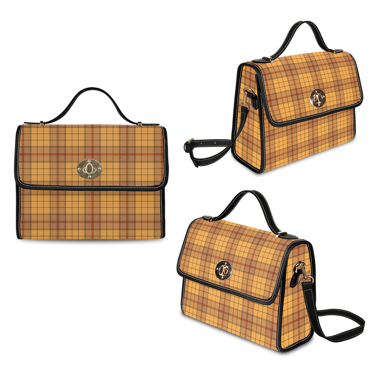 Ulster Tartan Waterproof Canvas Bag - Tartan Vibes Clothing