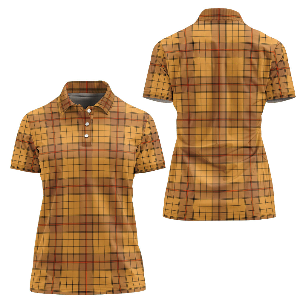 Tartan Vibes Clothing Ulster Tartan Polo Shirt For Women