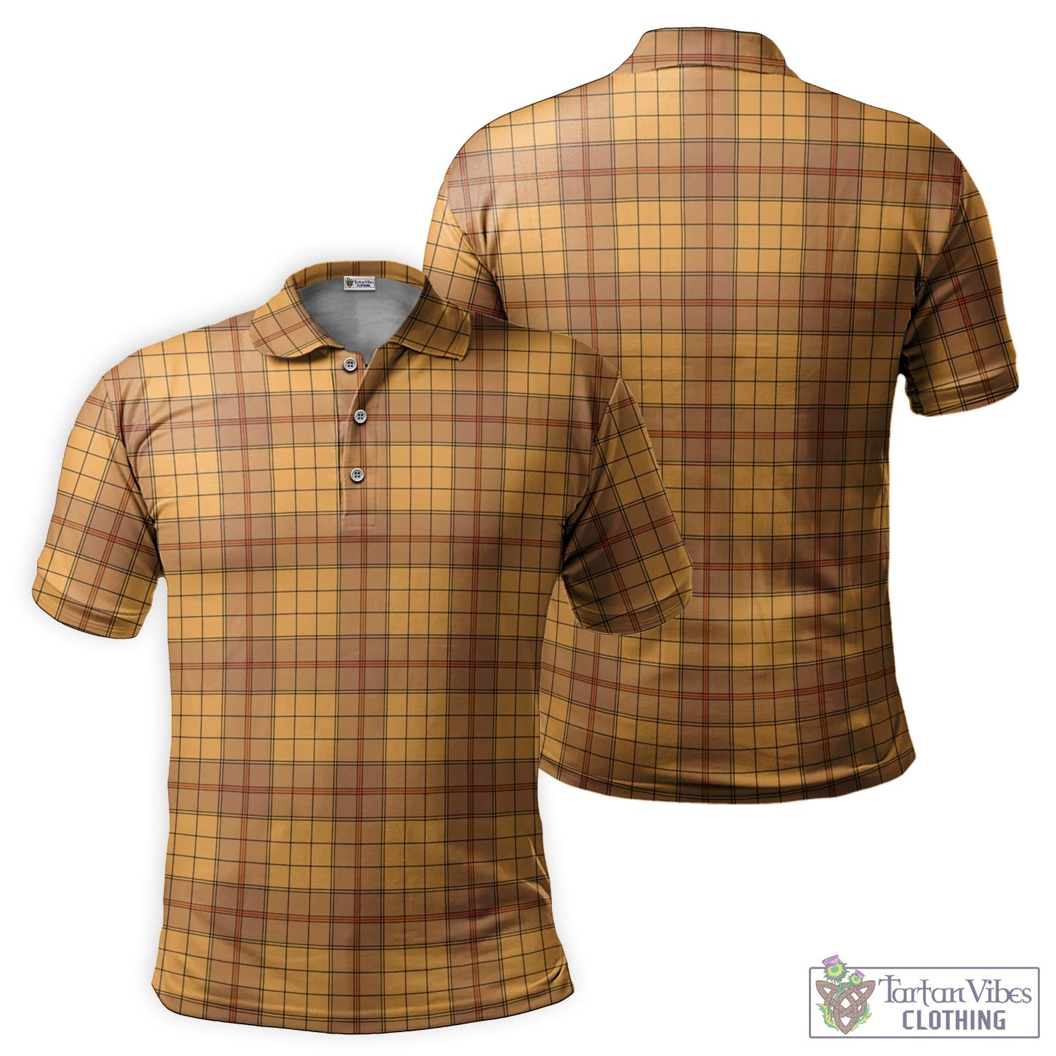 Tartan Vibes Clothing Ulster Tartan Mens Polo Shirt