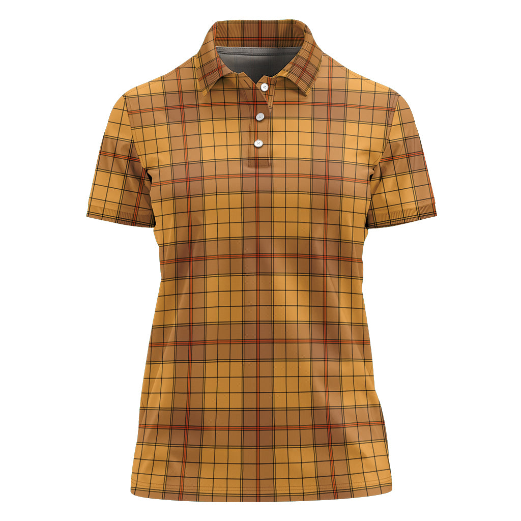 Tartan Vibes Clothing Ulster Tartan Polo Shirt For Women