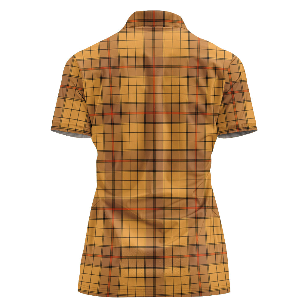 Tartan Vibes Clothing Ulster Tartan Polo Shirt For Women