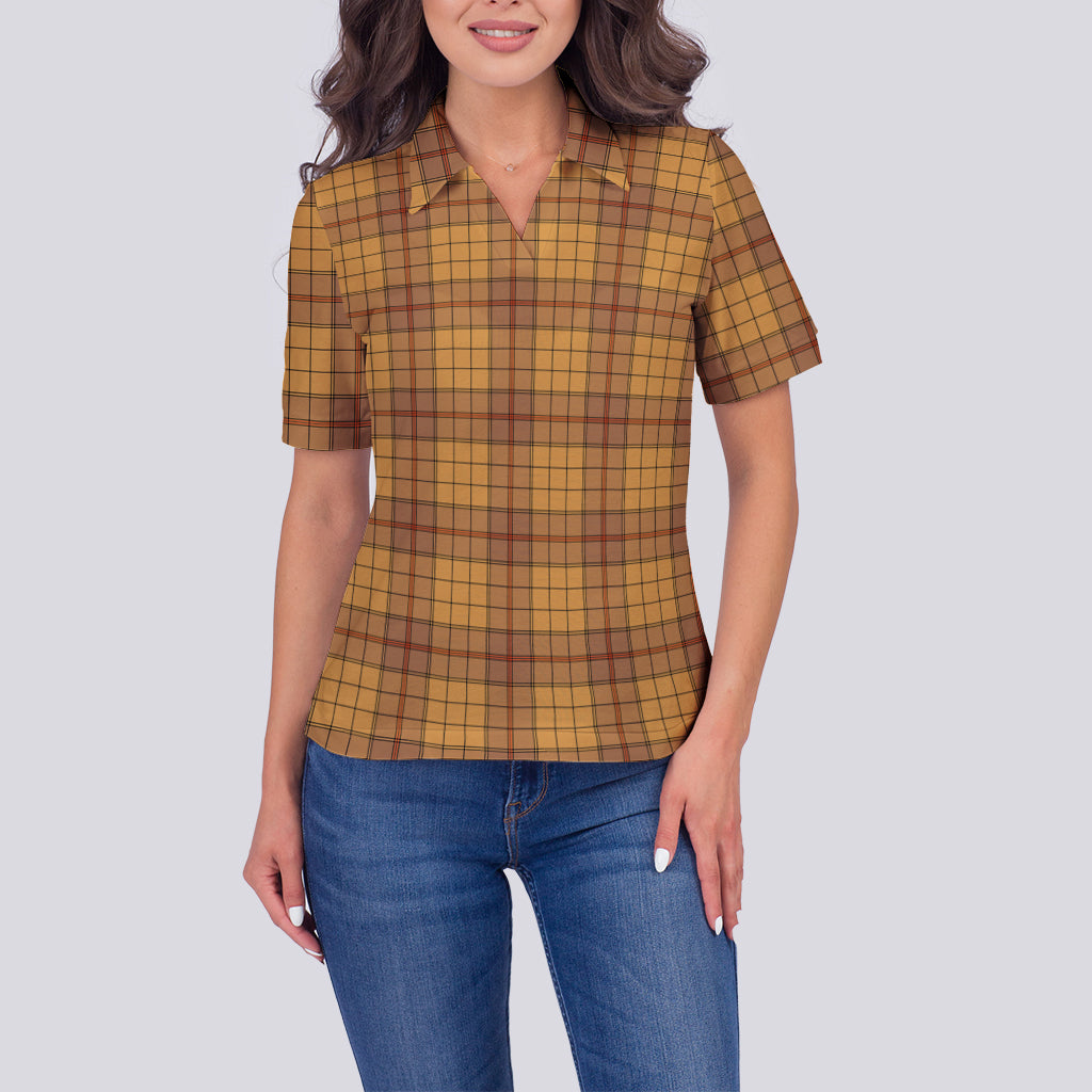 Tartan Vibes Clothing Ulster Tartan Polo Shirt For Women