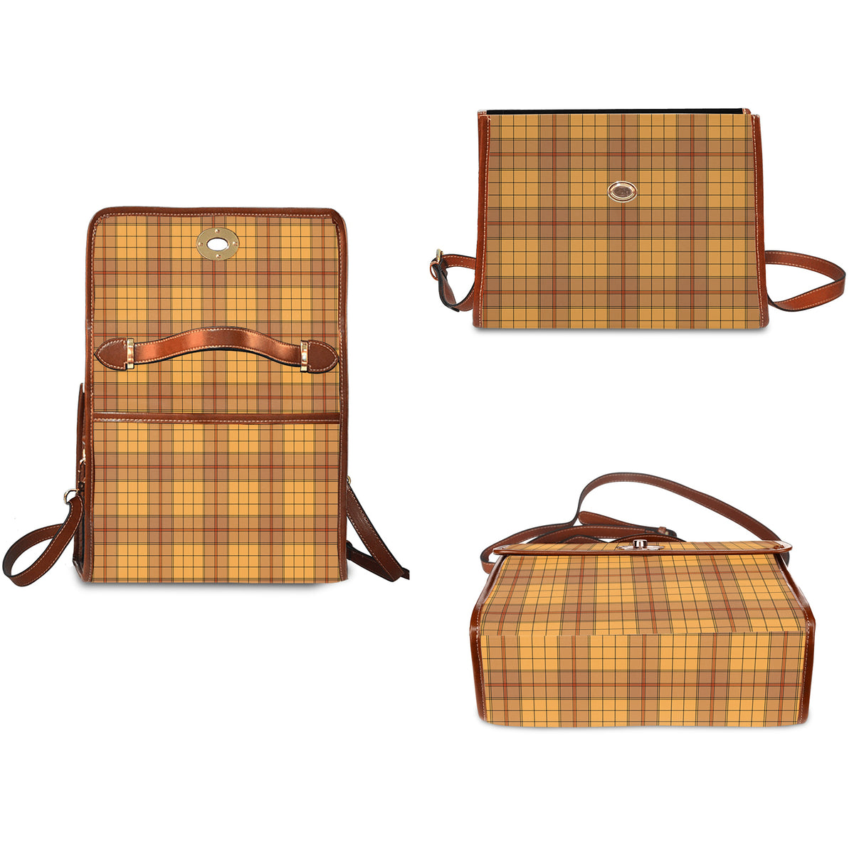 Ulster Tartan Waterproof Canvas Bag - Tartan Vibes Clothing