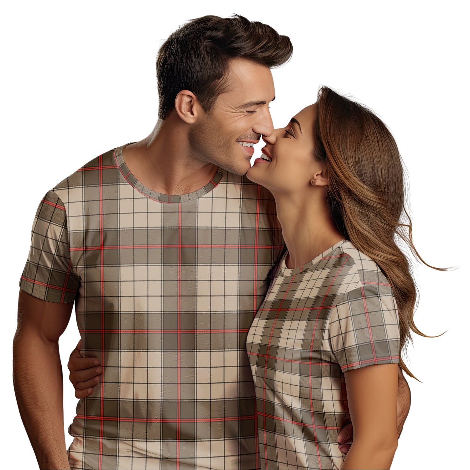 Tartan Vibes Clothing Ulster Brown Modern Tartan T-Shirt