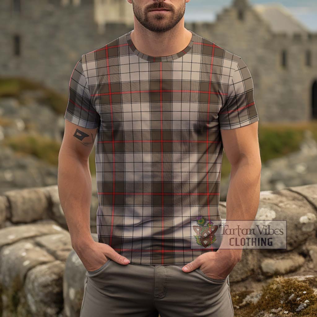 Tartan Vibes Clothing Ulster Brown Modern Tartan Cotton T-Shirt