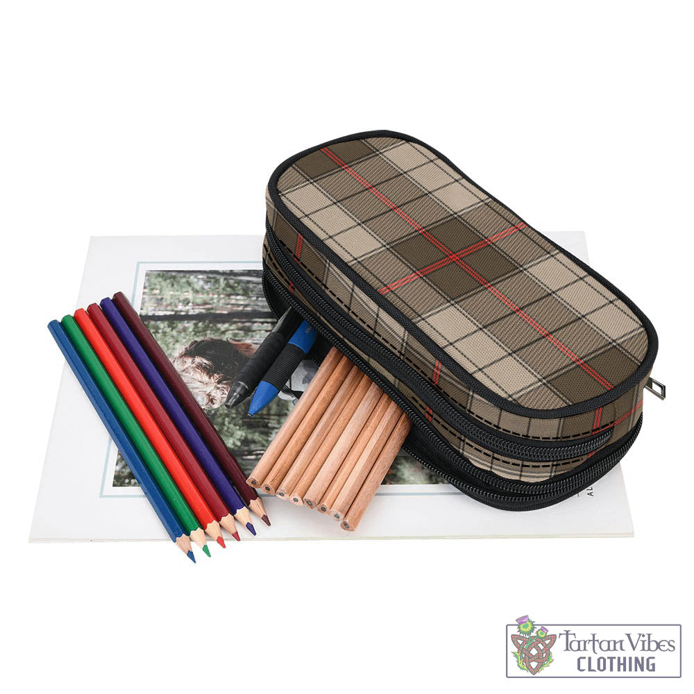 Tartan Vibes Clothing Ulster Brown Modern Tartan Pen and Pencil Case