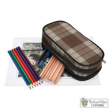 Ulster Brown Modern Tartan Pen and Pencil Case