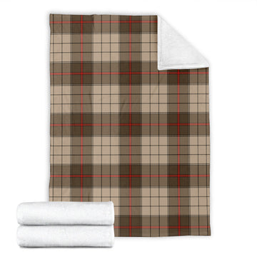 Ulster Brown Modern Tartan Blanket