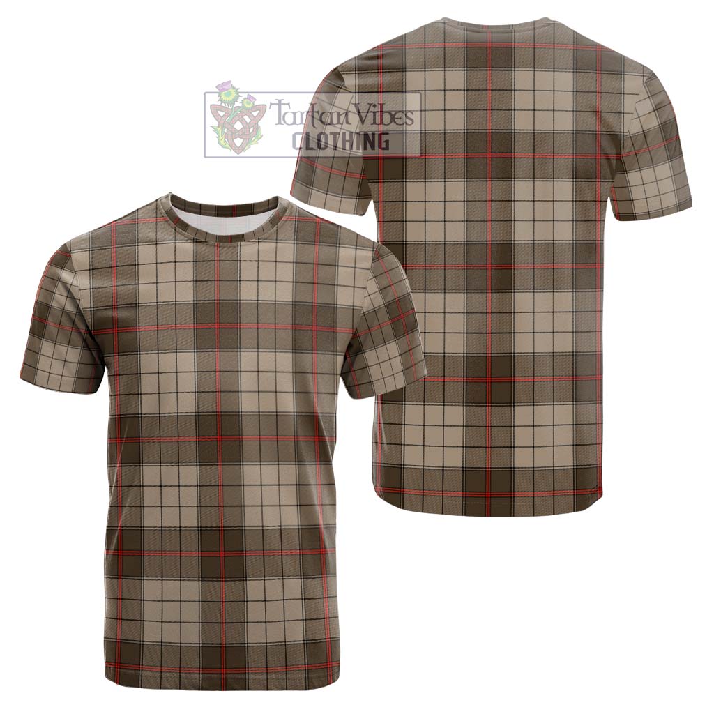 Tartan Vibes Clothing Ulster Brown Modern Tartan Cotton T-Shirt