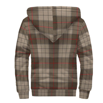 Ulster Brown Modern Tartan Sherpa Hoodie