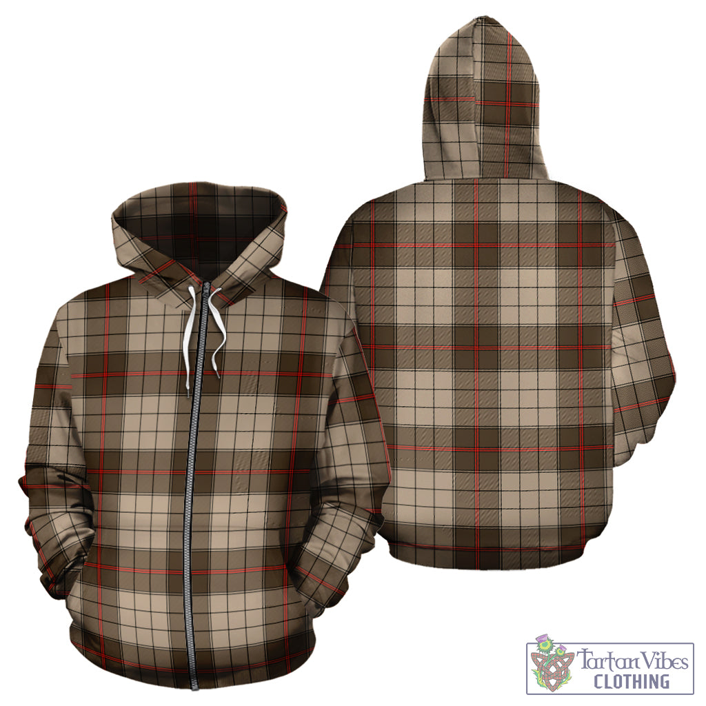 Tartan Vibes Clothing Ulster Brown Modern Tartan Hoodie