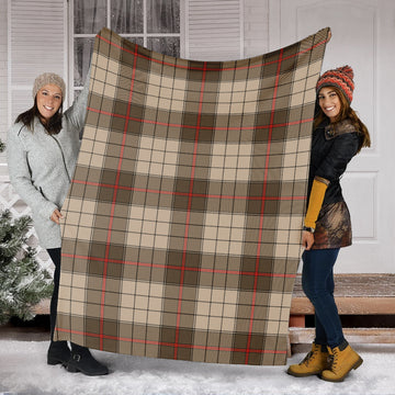 Ulster Brown Modern Tartan Blanket